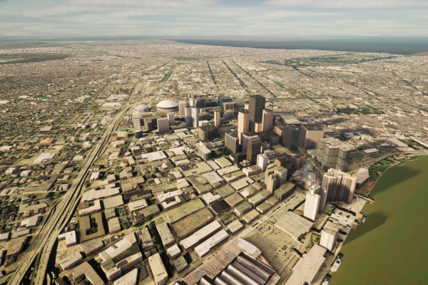 HighresScreenshot00003 A sample of New Orleans in SYNTH3D